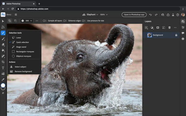 Adobe, Photoshop ve Illustrator'ı web uygulamasına getiriyor