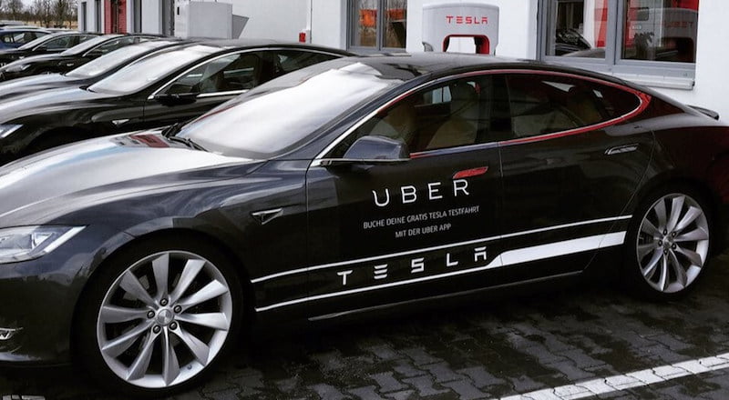 Uber, 2023 yılına kadar platformunda 50.000 Tesla araç hedefliyor