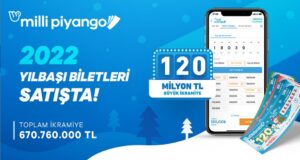 Milli Piyango yılbaşı biletleri satışta : Büyük ikramiye 120 milyon TL 24 Milli Piyango yılbaşı biletleri