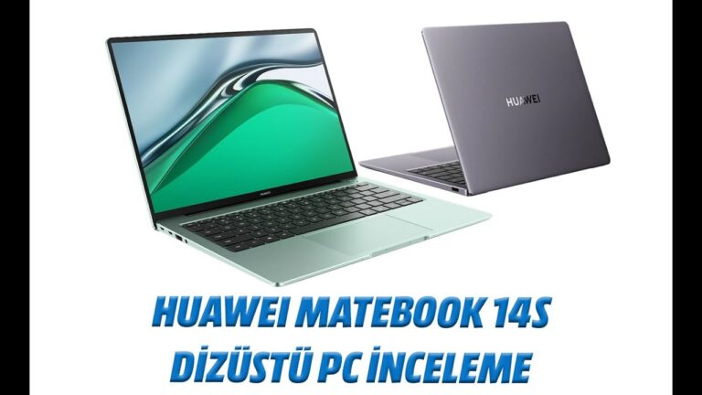 Huawei MateBook 14S dizüstü PC inceleme