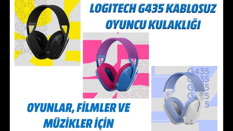 Logitech G435 kablosuz oyuncu kulaklığı incelemesi: Oyunlar, filmler ve müzikler için