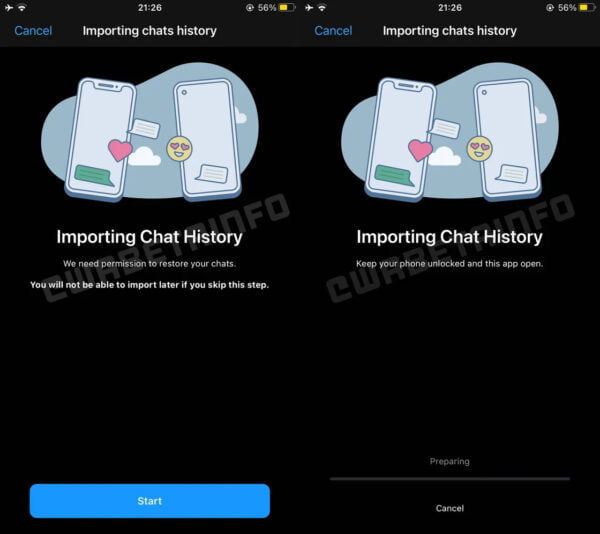 WhatsApp sohbetlerinizi Android'den iOS'a aktarmanıza izin verecek