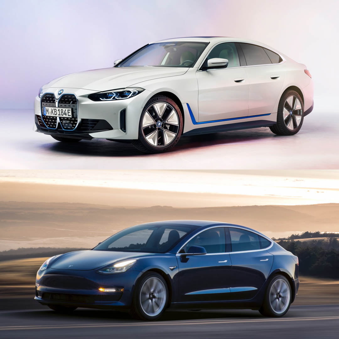 BMW i4 M50 vs Tesla