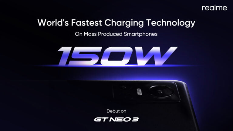 realme GT Neo 3 150W ile 5 Dakikada %50 Şarj olacak
