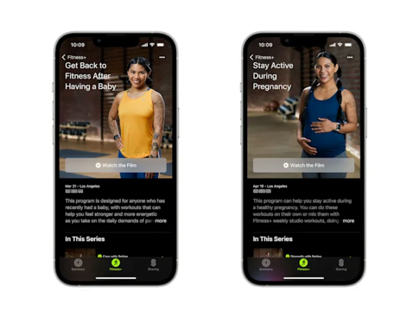 Apple, Fitness+'a ebeveynler için antrenmanlar ekliyor