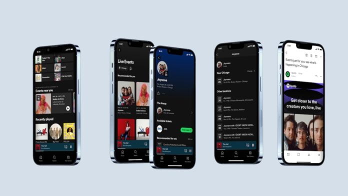 Spotify Canlı Etkinlik Akışı yeni bir özellik alıyor