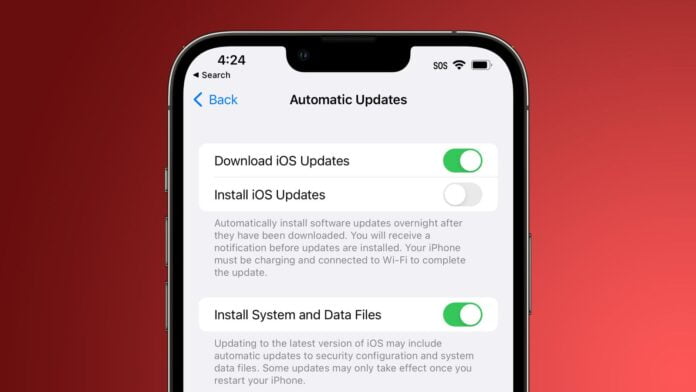 iOS 16, güvenlik düzeltmelerini otomatik olarak yükleyecek