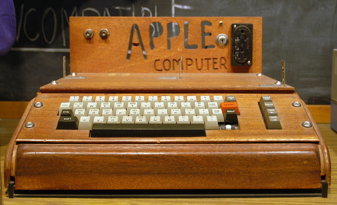 apple 1 bilgisayar