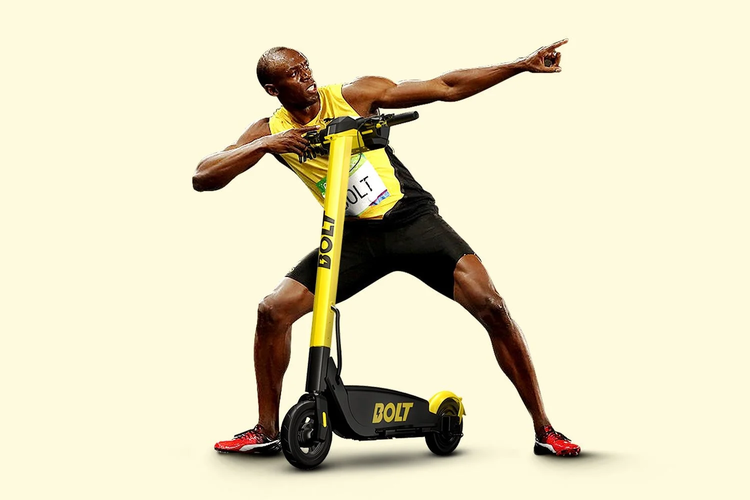 Usain Bolt elektrikli bisiklet
