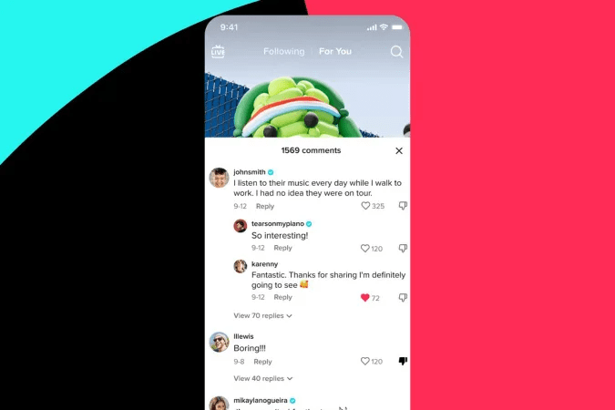 TikTok, tüm kullanıcılara yorum ‘beğenmeme’ düğmesini sunuyor