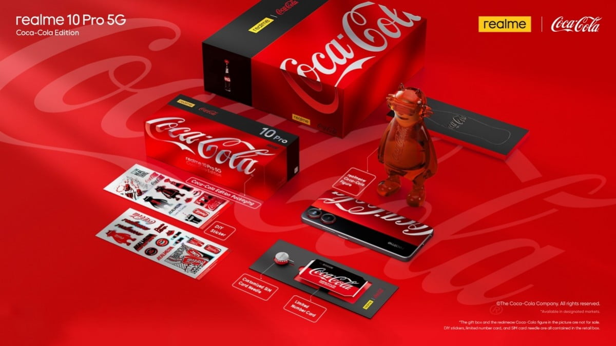 Realme Coca-Cola telefonu