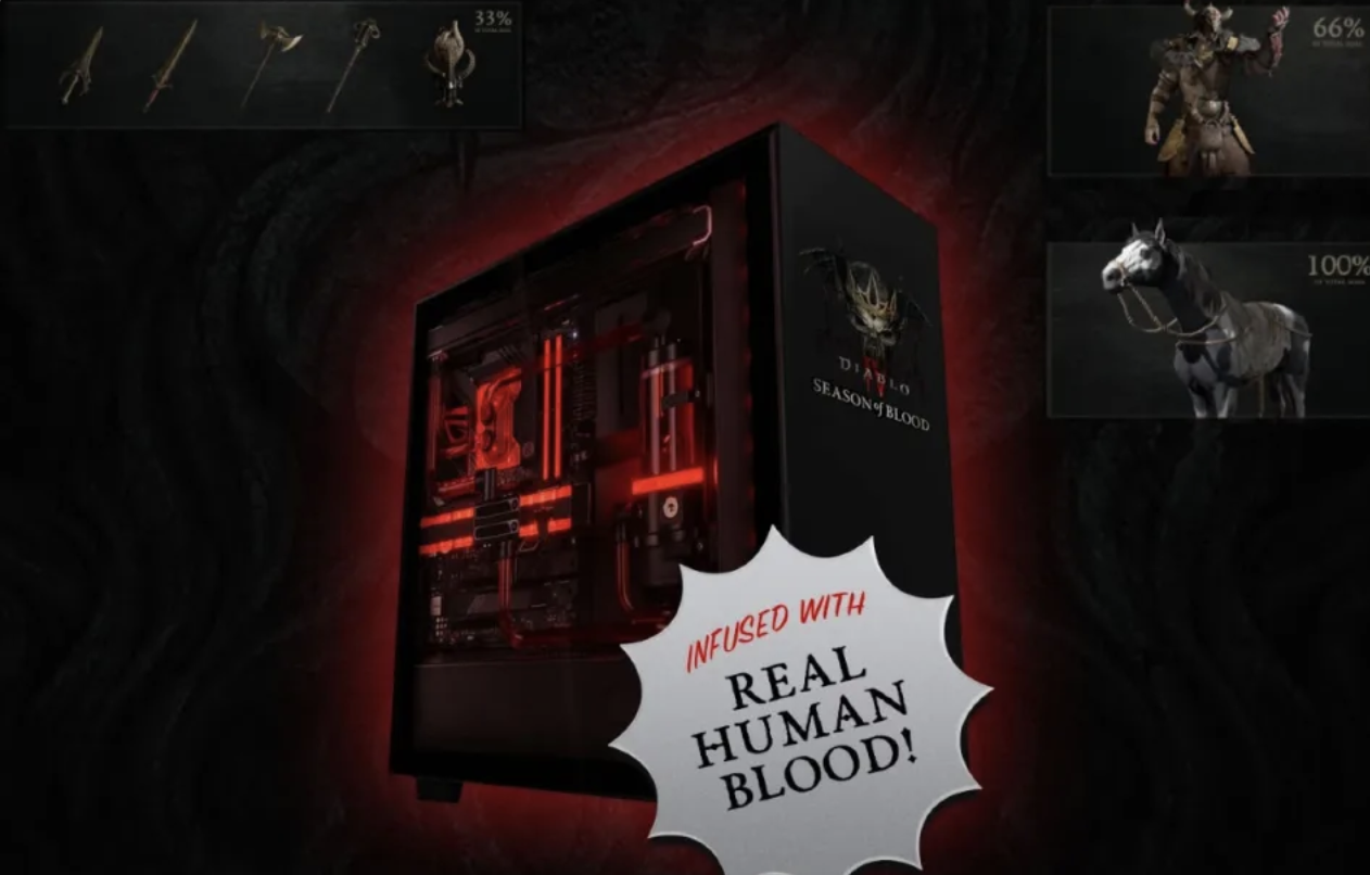 Blizzard gerçek insan kanı taşıyan PC için kolları sıvadı!