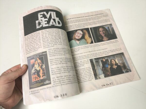 Evil Dead Dergisi çıktı! Basılı ilk Türkçe kaynak! 4 Evil Dead Dergisi çıktı! Basılı ilk Türkçe kaynak!
