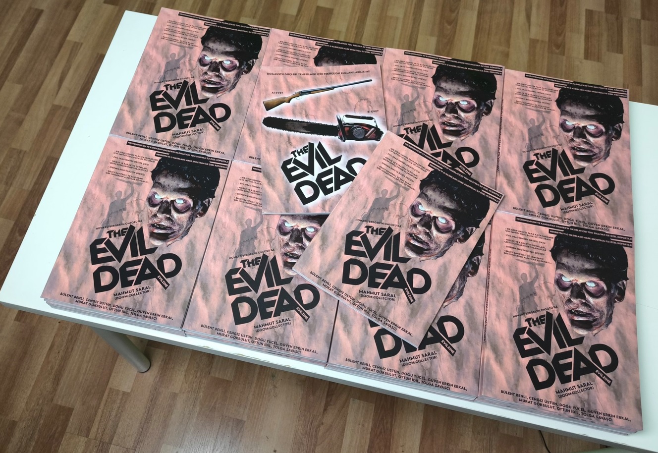 Evil Dead Dergisi çıktı! Basılı ilk Türkçe kaynak! 1 e d s