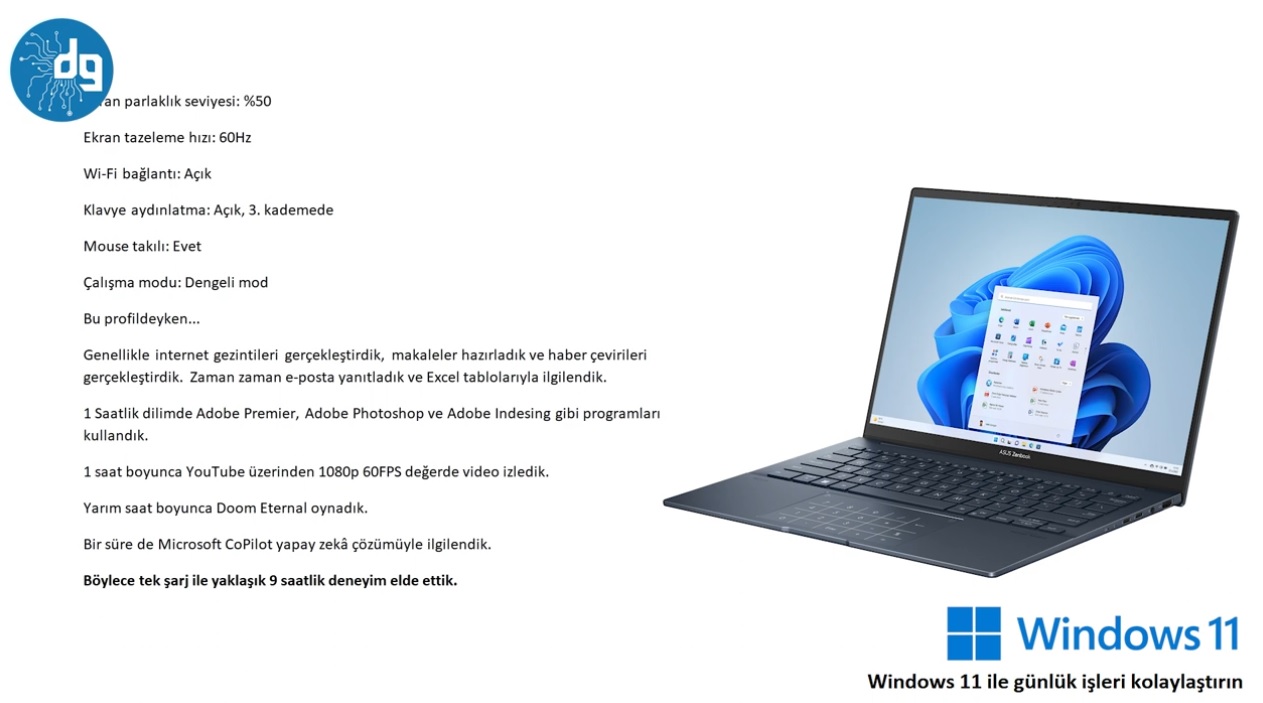 Windows11’li ASUS Zenbook 14 OLED, hafifliğin ve gücün birleşimini yansıtıyor