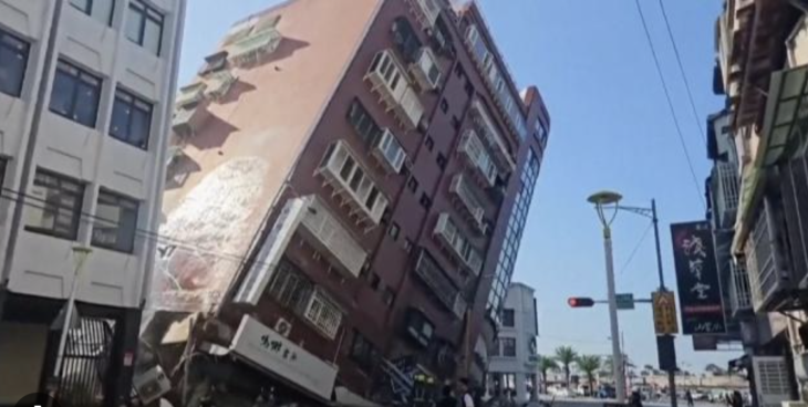 Tayvan'da 7.4 büyüklüğünde deprem