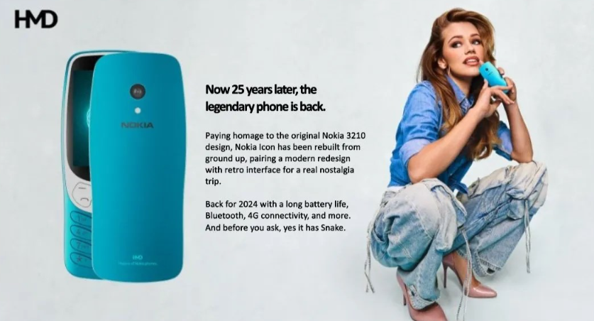 Karşımızda 2024 model Nokia 3210