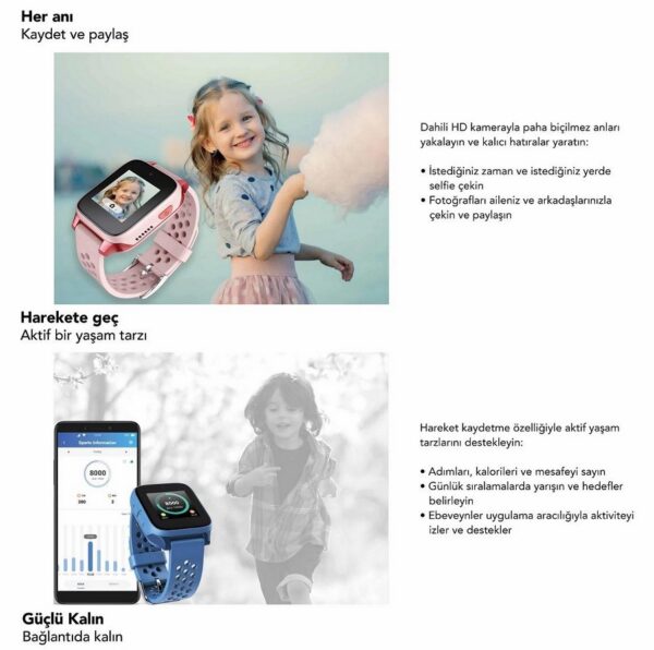 Tcl Movetime MT46X akıllı çocuk saatiyle çocuğunuz güvende olsun