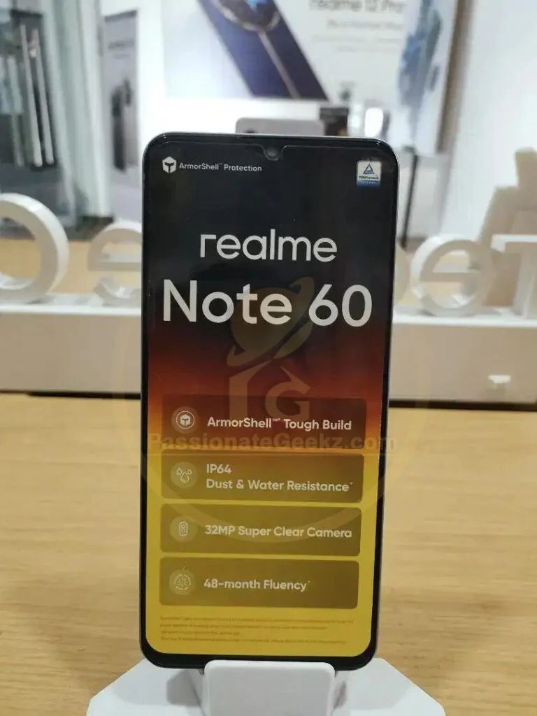 Realme Note 60’ın Yeni Görselleri Sızdırıldı 3 Realme Note 60 5