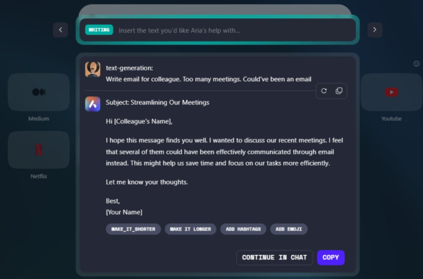 Opera Tarayıcısına AI Destekli Yazma Modu 2.0 Güncellemesi Eklendi 3 opera 2 3