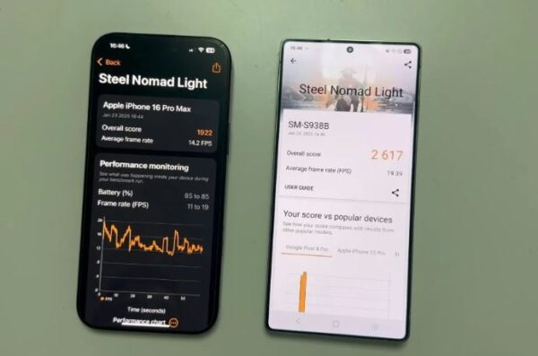 Samsung Galaxy S25 Ultra, iPhone 16 Pro Max’i GPU Benchmark’ta Geçti 2 Galaxy S25 Ultra 3