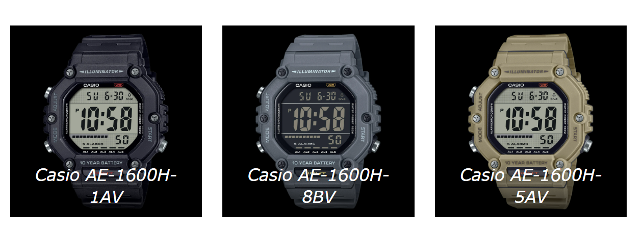 Casio AE-1600H Serisi