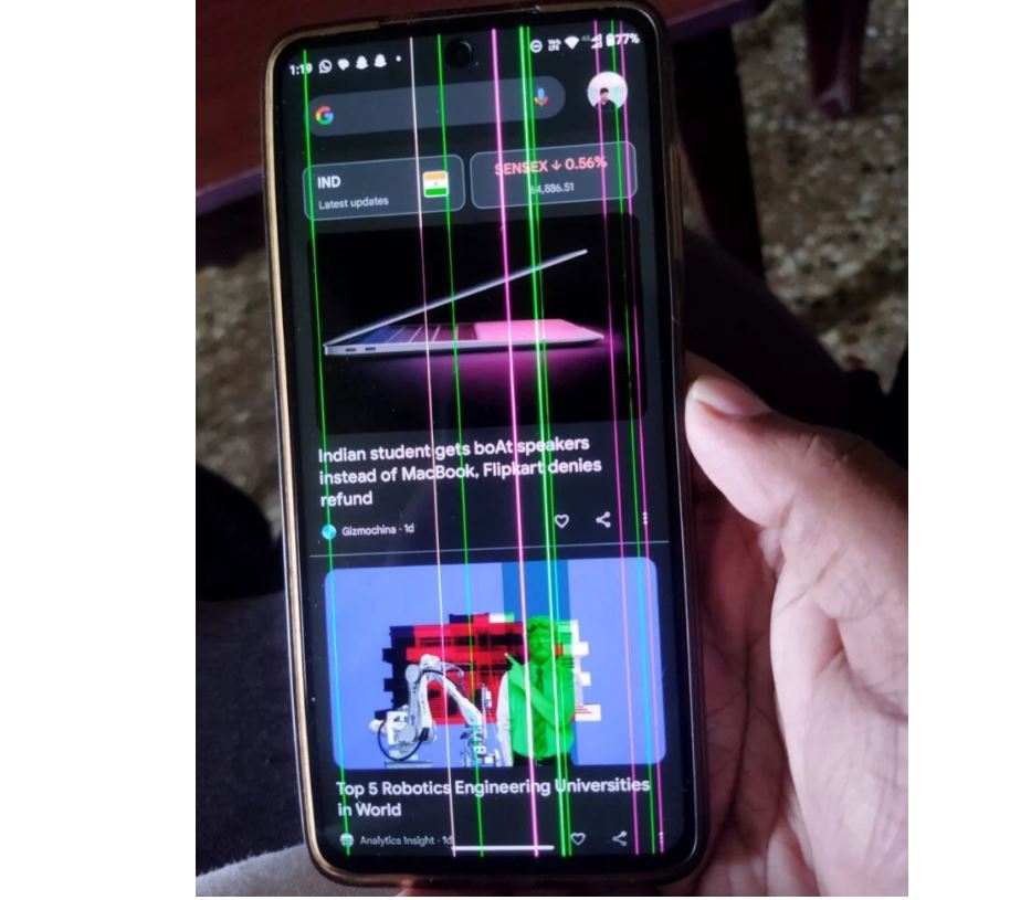 Motorola Yeşil Çizgi
