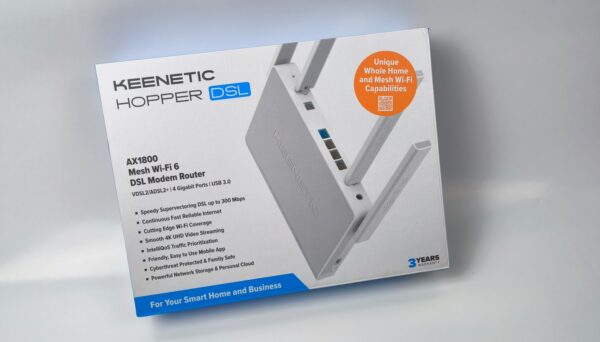 Keenetic Hopper AX1800 DSL Modem Router ile yüksek performans!