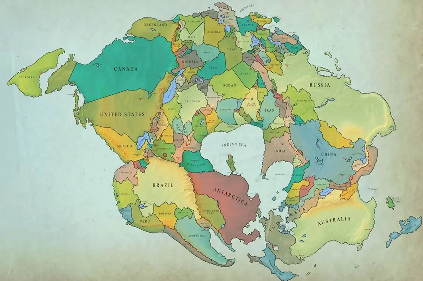 Bu Harita Dünya'nın 250 milyon Yıl Sonra Nasıl Görüneceğini Gösteriyor 2 Dünya