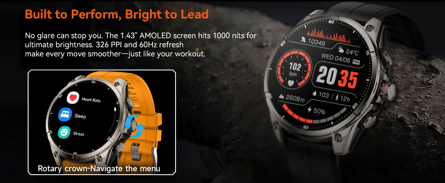 Rollme GT3 Tanıtıldı: Uygun Fiyatlı Akıllı Saatte GPS ve Suya Dayanıklılık Bir Arada 3 rollmegt3display