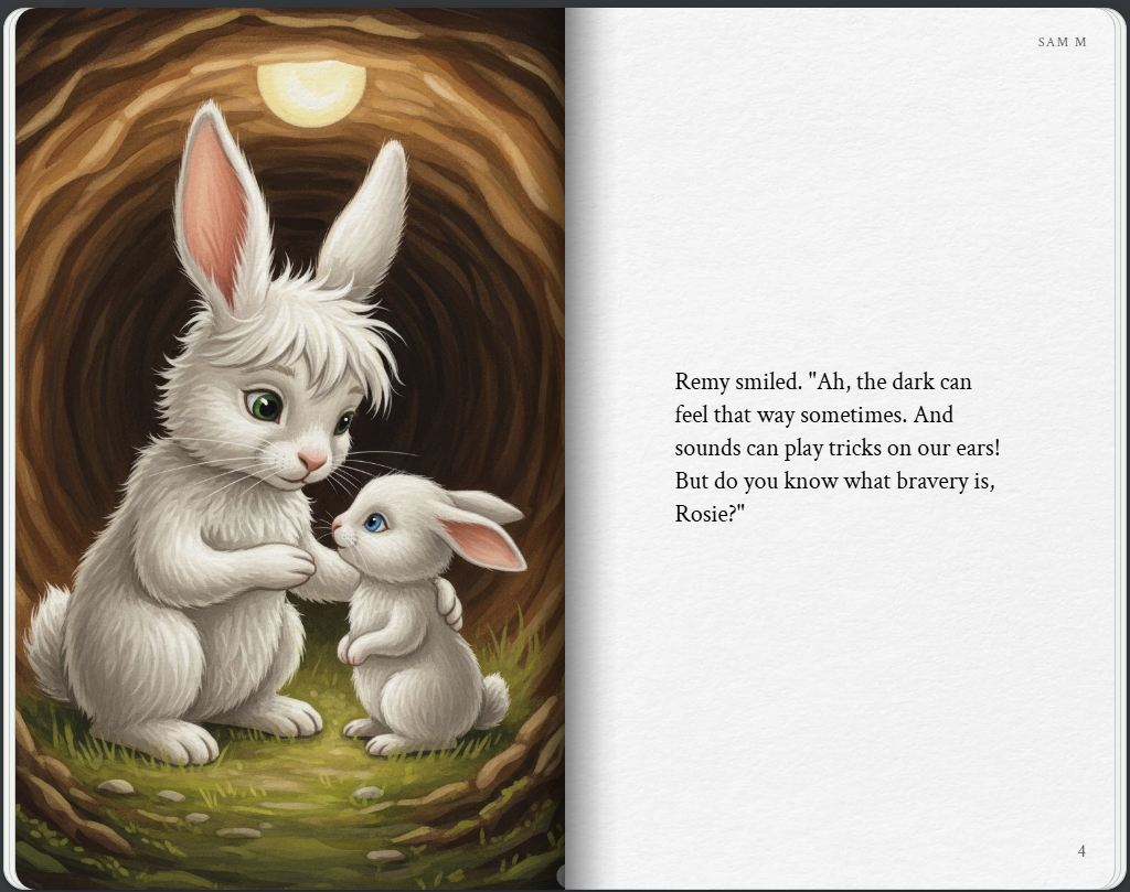 Gemini kids storybook rosies brave night page 4