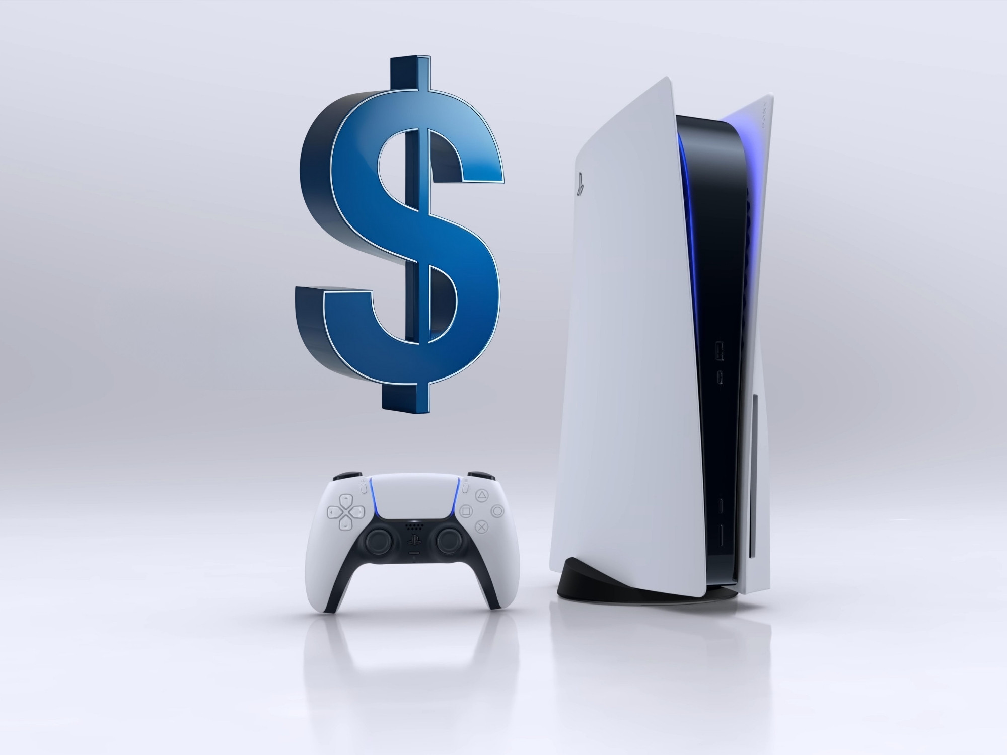 PS5ConsoleandDollarSign