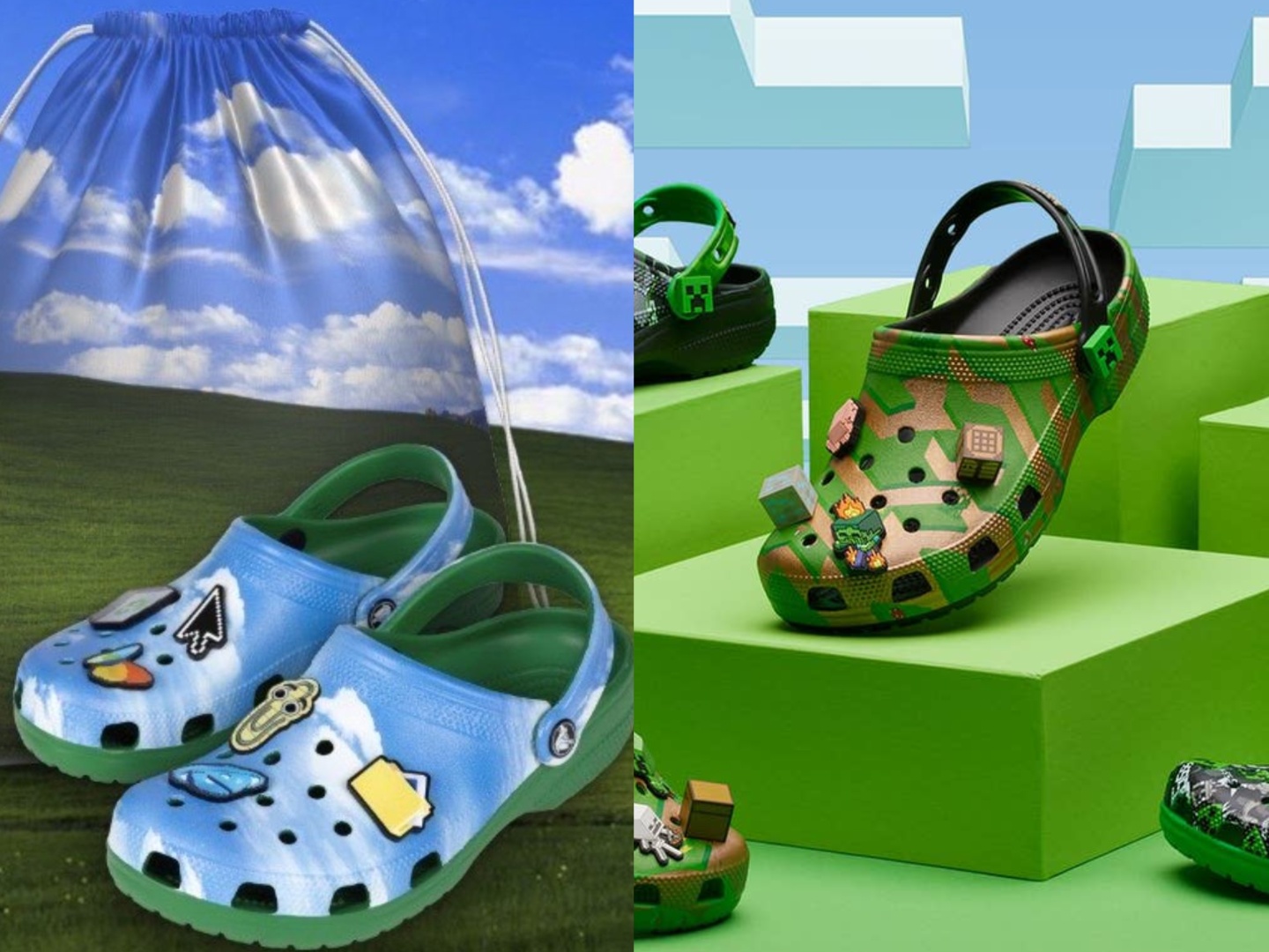 windows xp crocs and minecraft crocs microsoft 2025