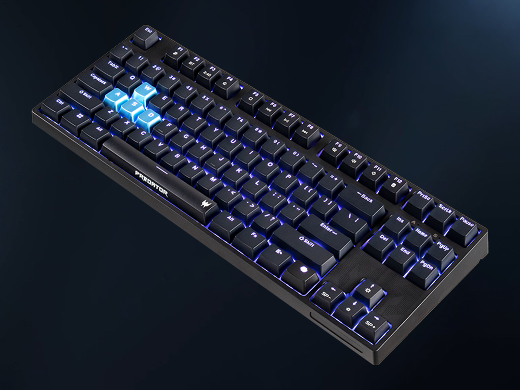 Acer Aethon 550 TKL Tanıtıldı: 150 Saat Pil Ömrüyle Oyun Klavyesi 1 Acer intros Aethon 550 TKL gaming keyboard