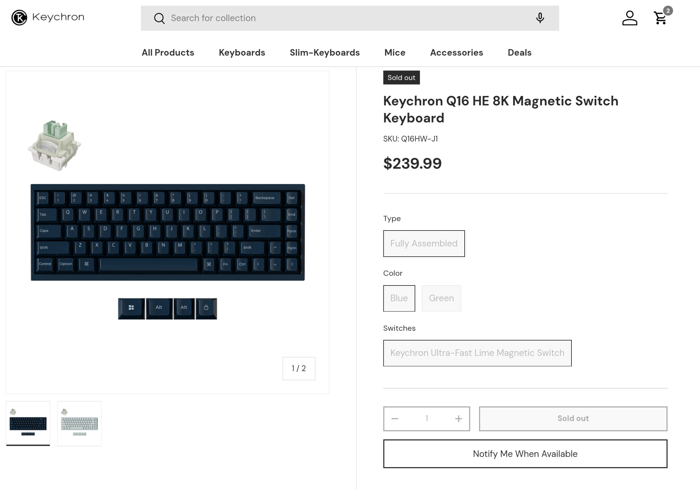 Keychron Q16 HE