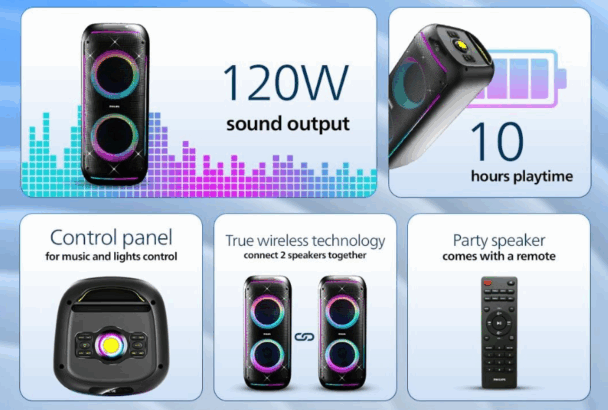 Philips’in Yeni Ses Ürünleri Güçlü Performans Ve Uygun Fiyatıyla Dikkat Çekiyor 35 Philips Hoparlor