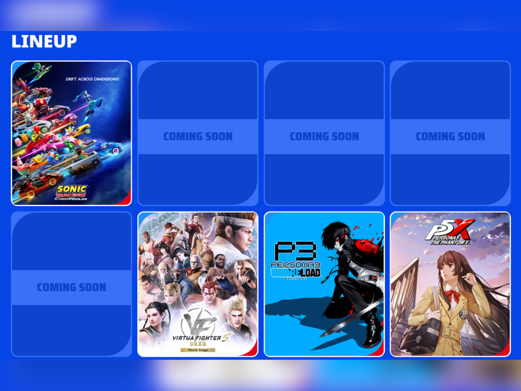 SEGA Tokyo Game Show 2025 Lineup Image Source Sega Atlus TGS Website