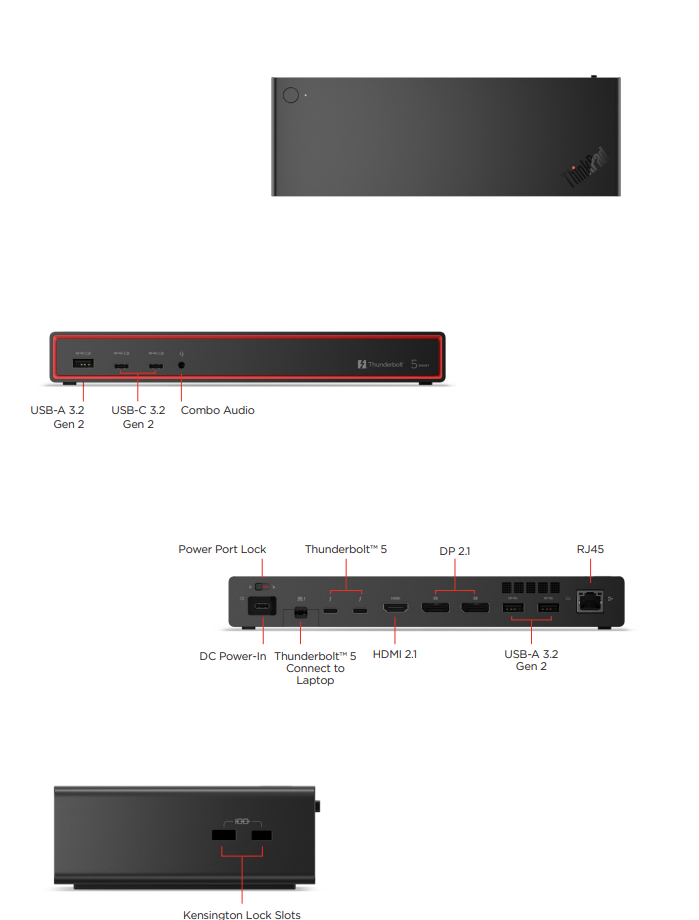 ThinkPad Thunderbolt 5 Smart Dock 7500