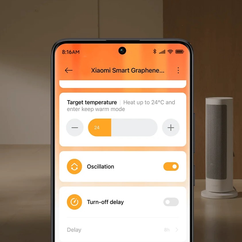 Xiaomi Smart Graphene Heater app