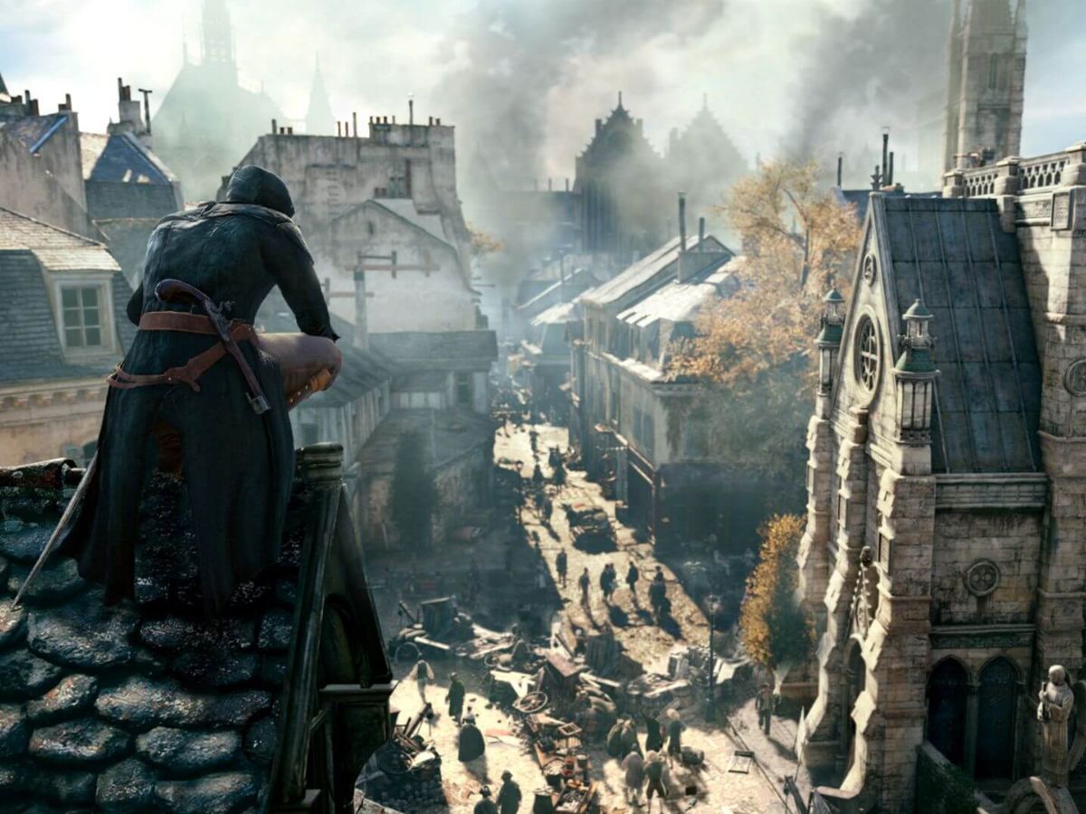 Assassins Creed Unity looks incredible with an RTX 5090 and ultra graphics
