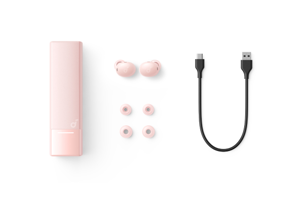  Anker, ruj formundaki zarif tasarımıyla dikkat çeken Soundcore A30i ile şıklığı ve ses kalitesini bir araya getiriyor. Pembe ve siyah renk seçenekleriyle sunulan A30i, müziği modanın en stil sahibi parçasına dönüştürüyor.