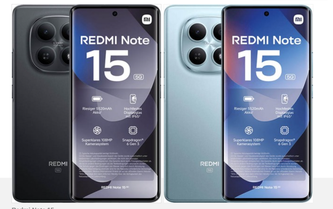 Redmi Note 15 Serisi