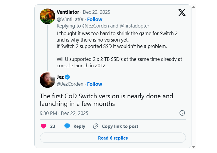 Microsoft Sözünü Tutuyor: Call of Duty Switch 2 Yolunda 2 Call of Duty