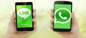 LINE vs WhatsApp