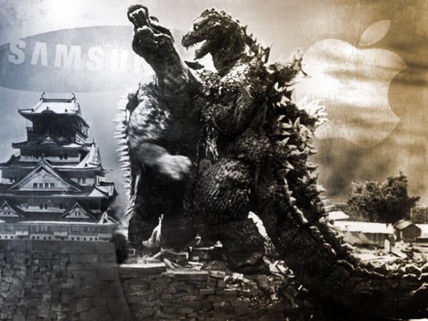 apple vs samsung godzilla