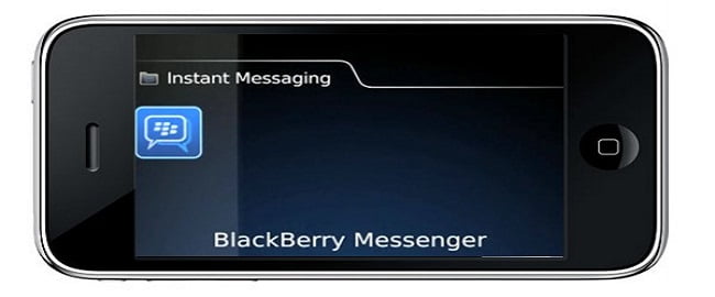 blackberry messenger iphone