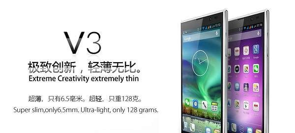 Çinli Üreticiden 6.5 mm’lik ve 199 Dolarlık Akıllı Telefon 1 iNew V3 manset